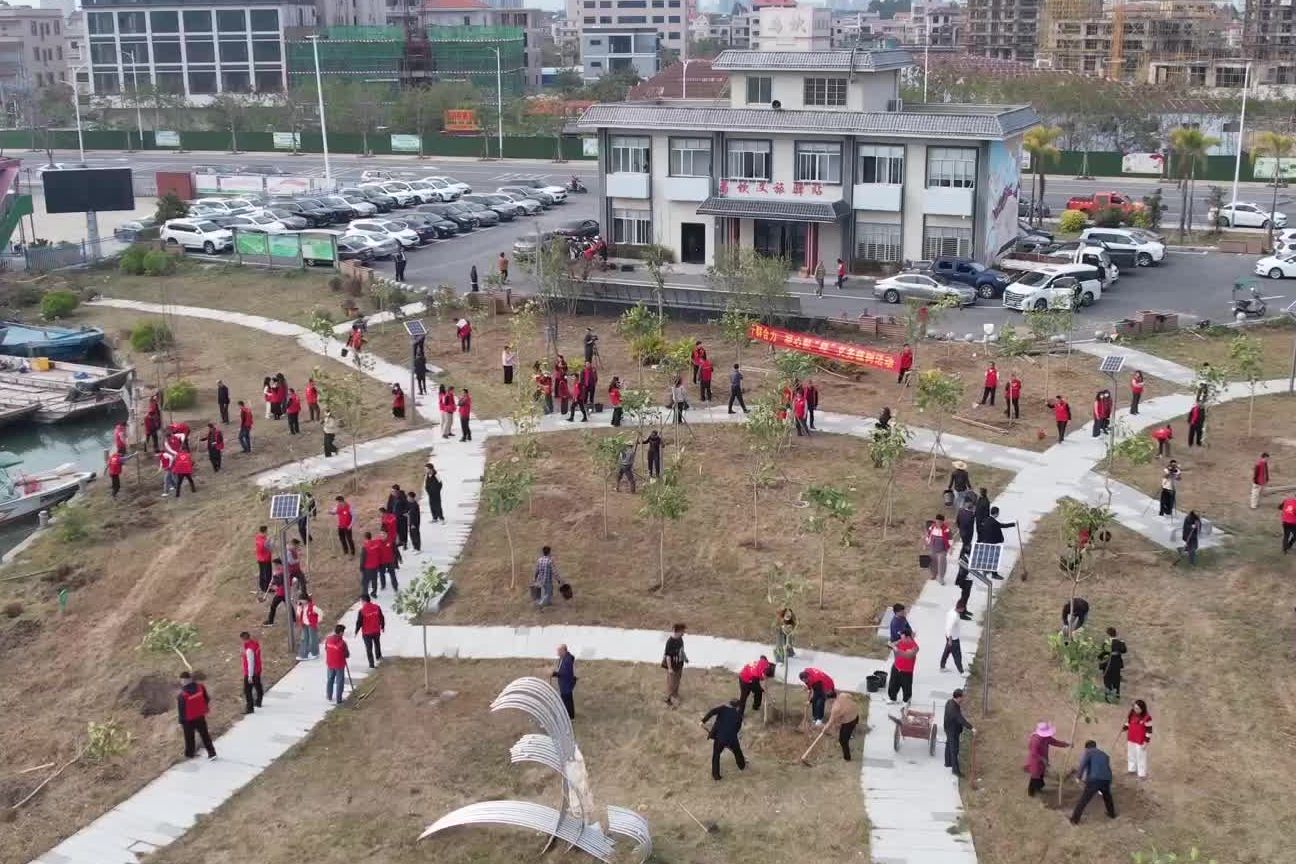 干群合力 凝心聚“綠” 陸豐市組織開(kāi)展鄉(xiāng)村綠化義務(wù)植樹(shù)活動(dòng)